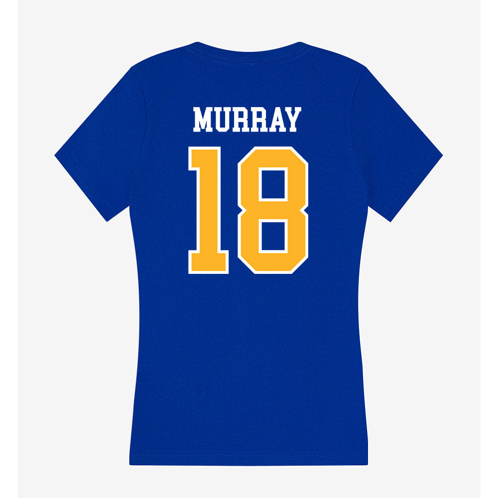 Pittsburgh - NCAA Football : Rashan Murray - Women's V-Neck T-Shirt-1