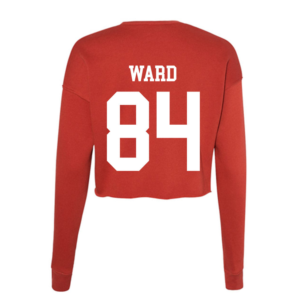Utah - NCAA Football : Jojo Ward - Women's Cropped Crew Fleece-1