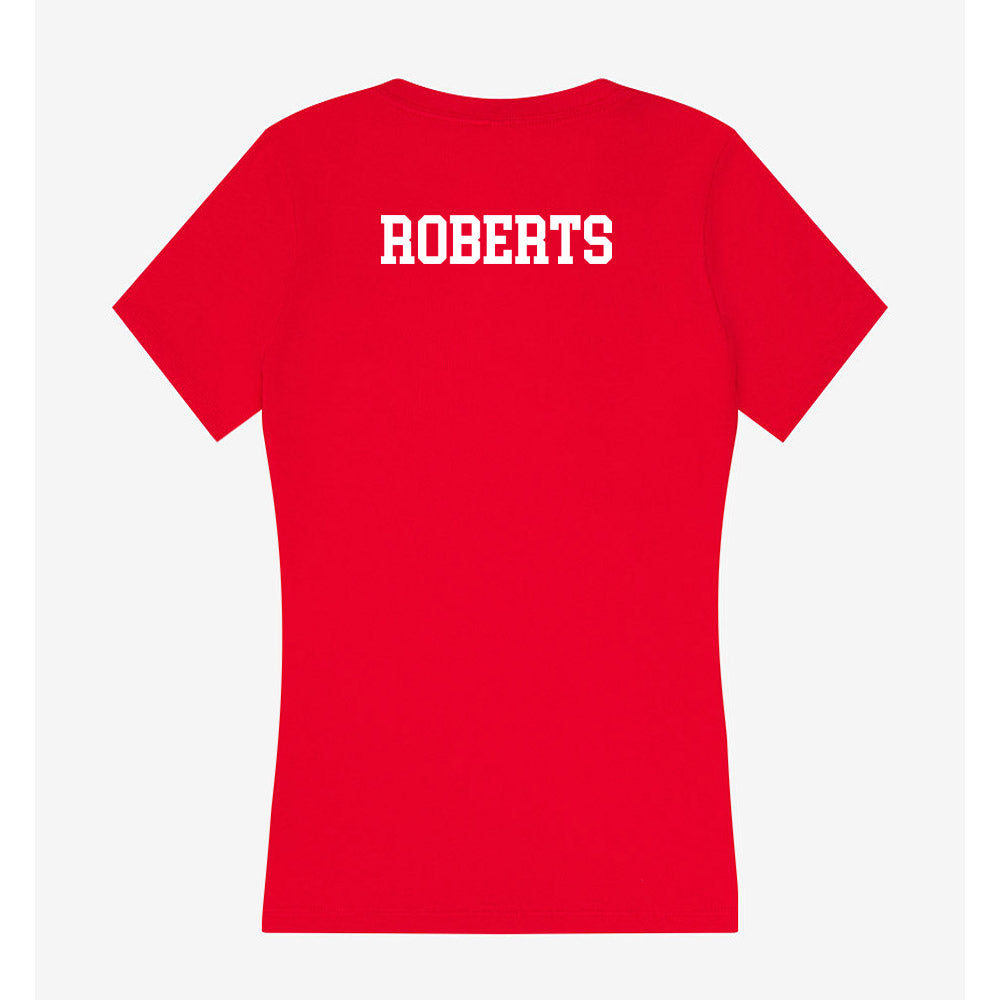Utah - NCAA Women's Tennis : Hayley Roberts - Women's V-Neck T-Shirt-1