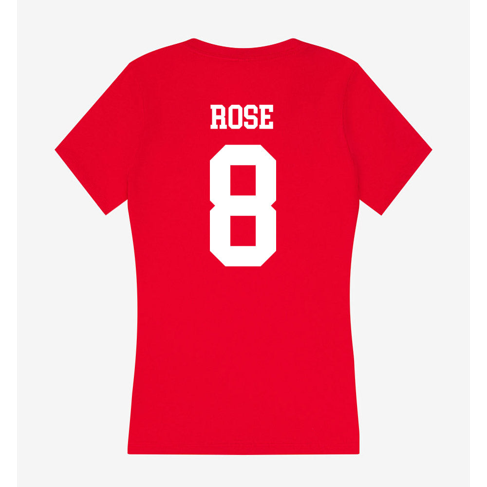 Utah - NCAA Football : Brandon Rose - Women's V-Neck T-Shirt-1