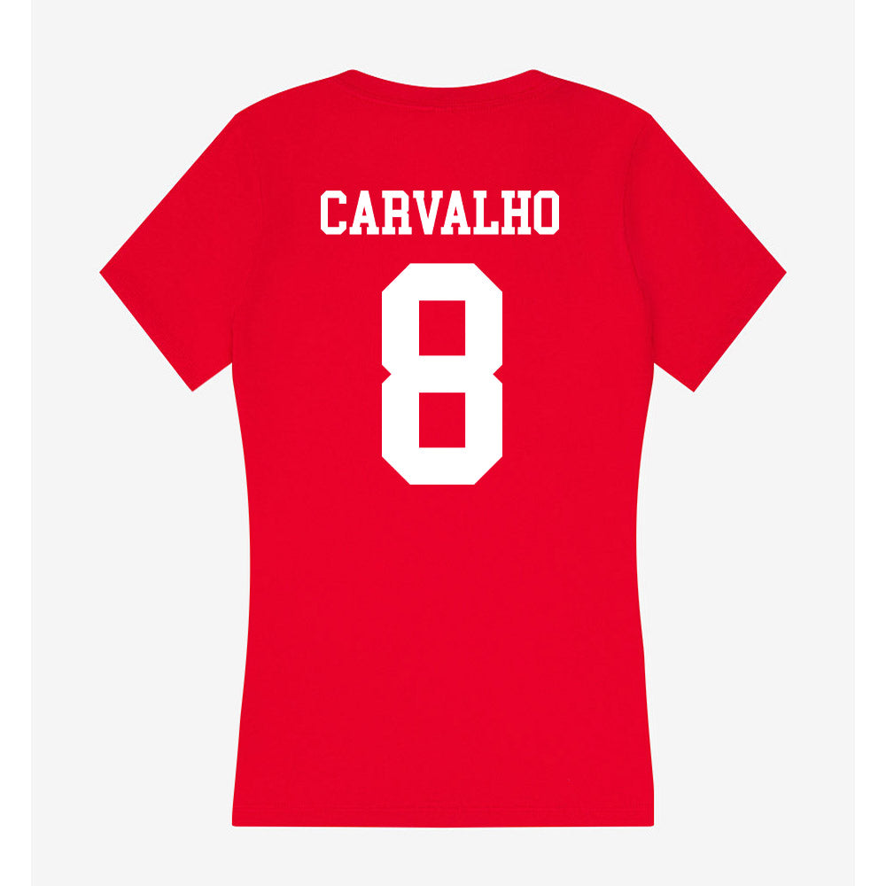 Utah - NCAA Football : Mana Carvalho - Women's V-Neck T-Shirt-1