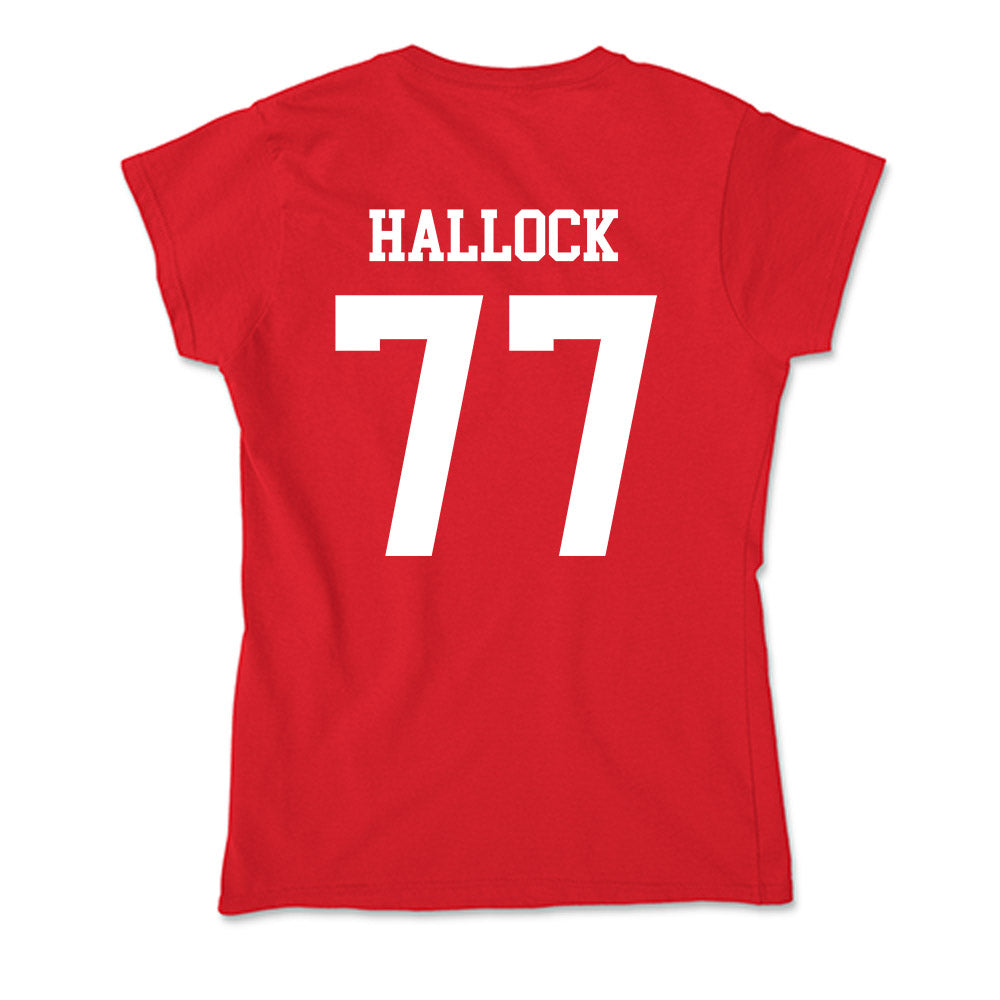 Utah - NCAA Football : Nick Hallock - Soft Style Women’s T-Shirt-1