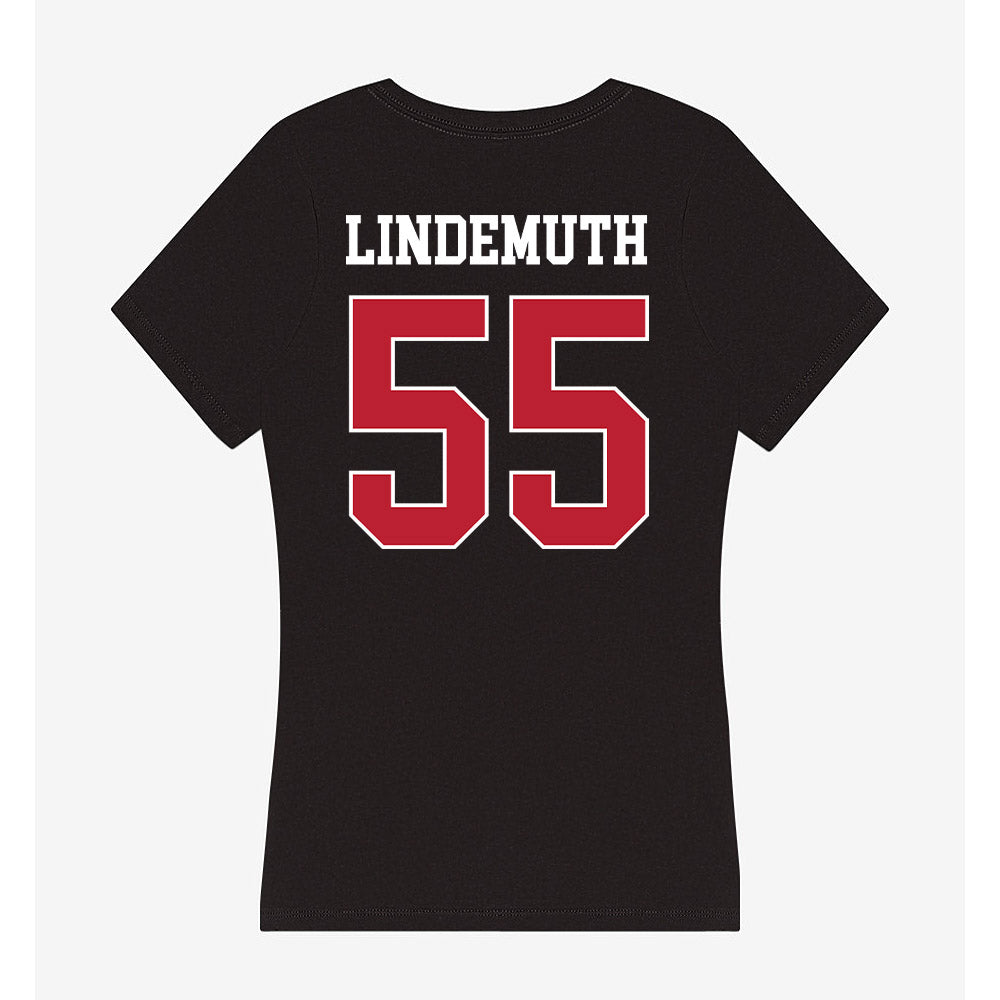 Georgia - NCAA Softball : Bailey Lindemuth - Women's V-Neck T-Shirt-1