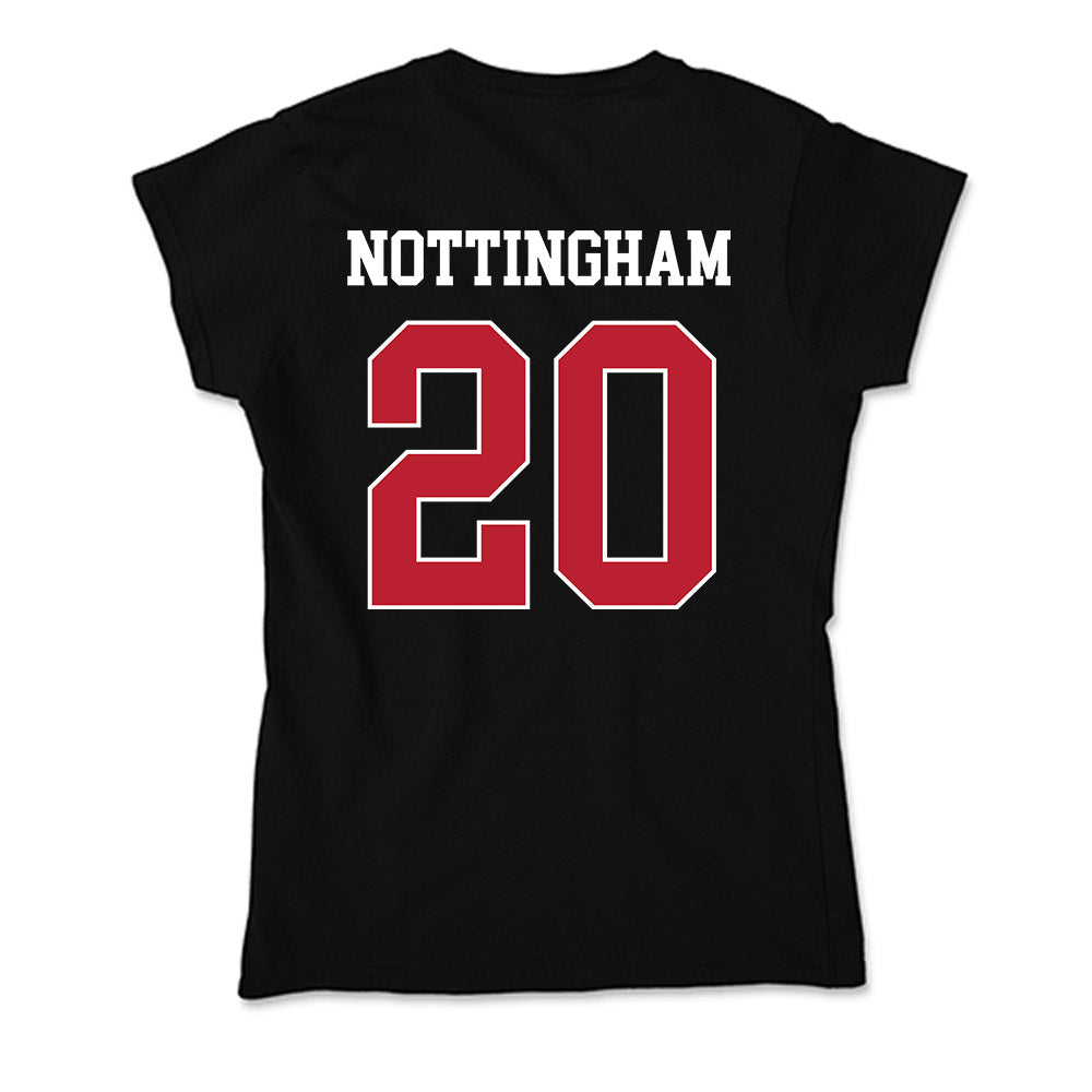 Georgia - NCAA Baseball : Joe Nottingham - Soft Style Women’s T-Shirt-1