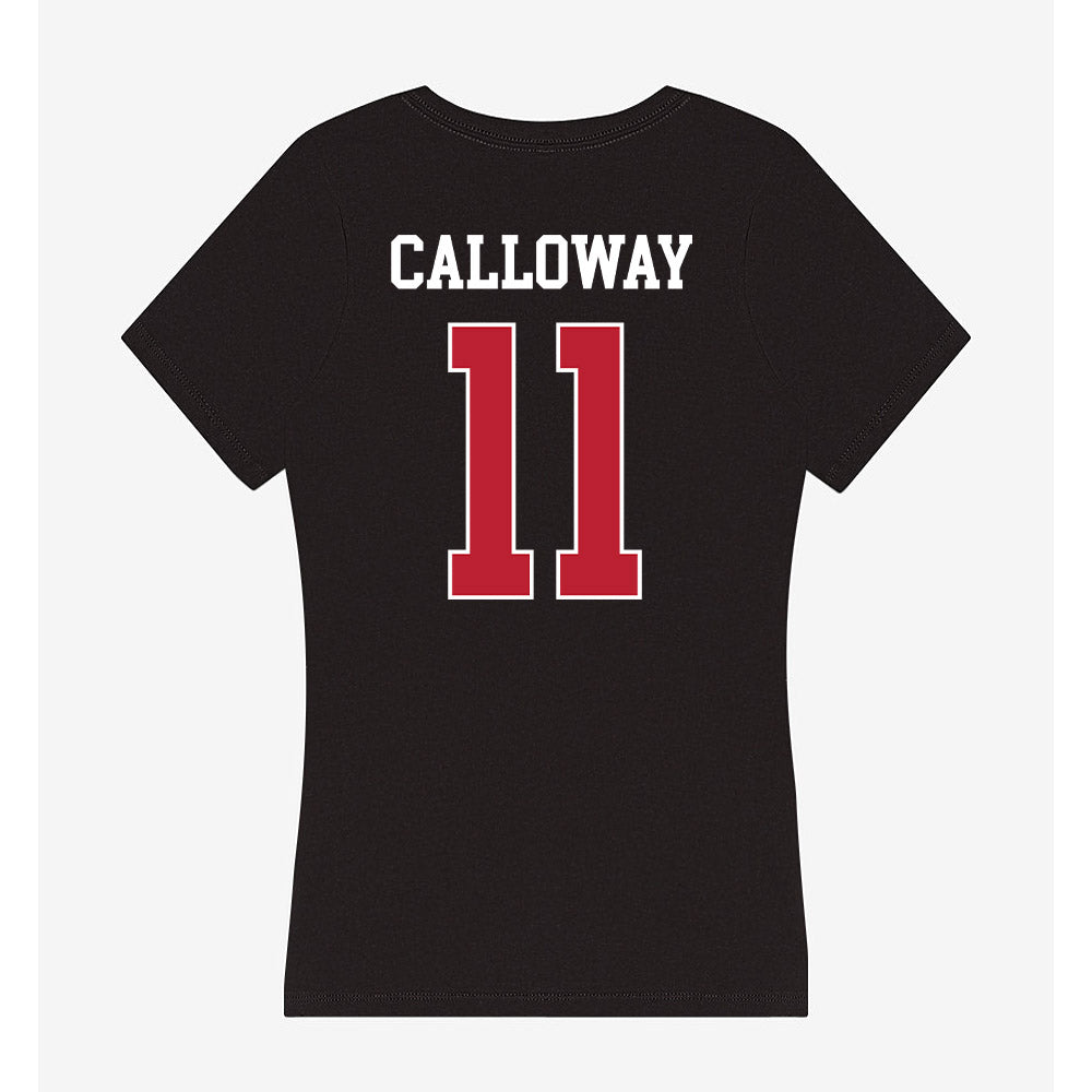 Georgia - NCAA Baseball : Bryce Calloway - Women's V-Neck T-Shirt-1