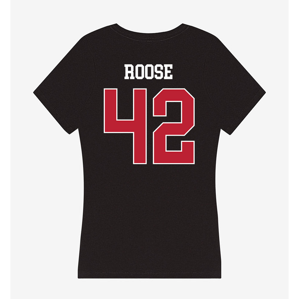 Georgia - NCAA Softball : Keirstin Roose - Women's V-Neck T-Shirt-1