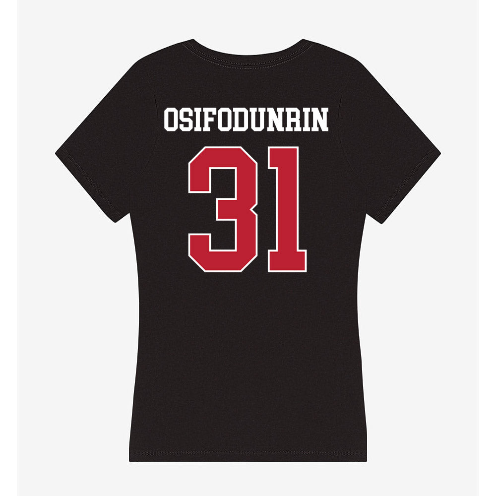 Georgia - NCAA Women's Soccer : Lilly Osifodunrin - Women's V-Neck T-Shirt-1