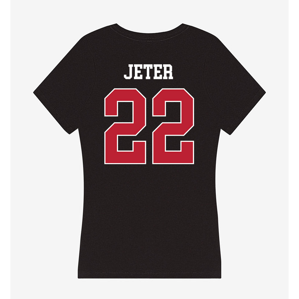 Georgia - NCAA Women's Soccer : Kieryn Jeter - Women's V-Neck T-Shirt-1