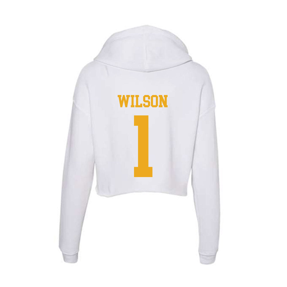 West Virginia - NCAA Women's Basketball : Nylah Wilson - Women's Crop Fleece Hoodie-1