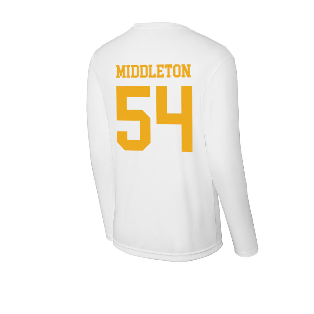 West Virginia - NCAA Baseball : Andrew Middleton - Activewear Long Sleeve T-Shirt-1