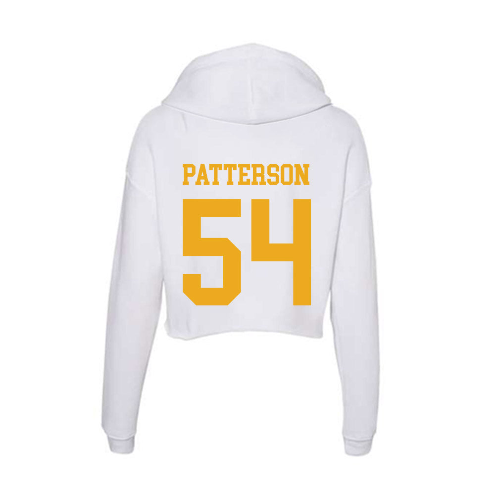 West Virginia - NCAA Football : Isaiah Patterson - Women's Crop Fleece Hoodie-1