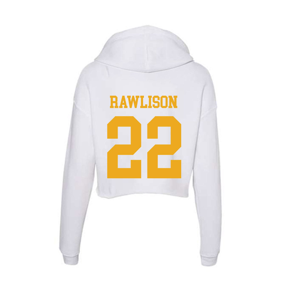 West Virginia - NCAA Football : Jaire Rawlison - Women's Crop Fleece Hoodie-1