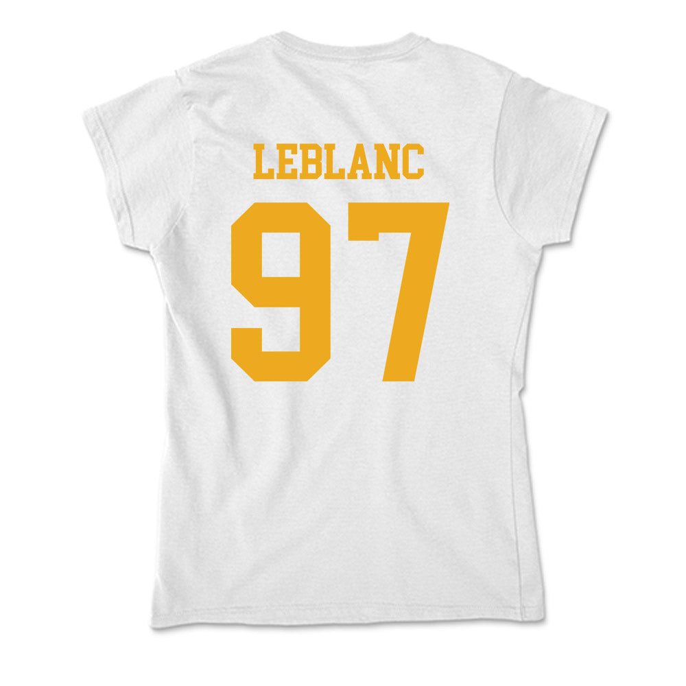 West Virginia - NCAA Football : Will LeBlanc - Soft Style Women’s T-Shirt-1