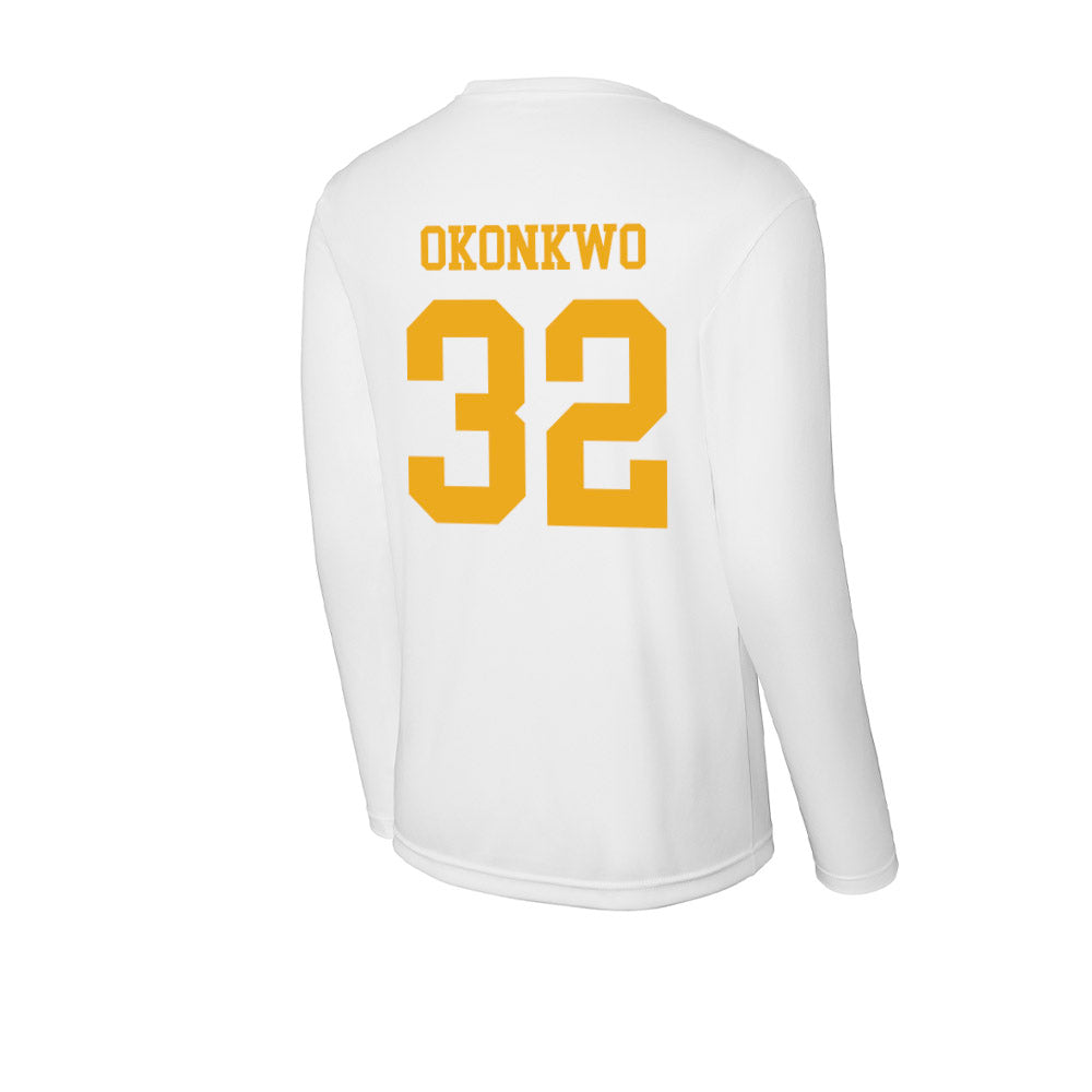 West Virginia - NCAA Men's Basketball : James Okonkwo - Activewear Long Sleeve T-Shirt-1