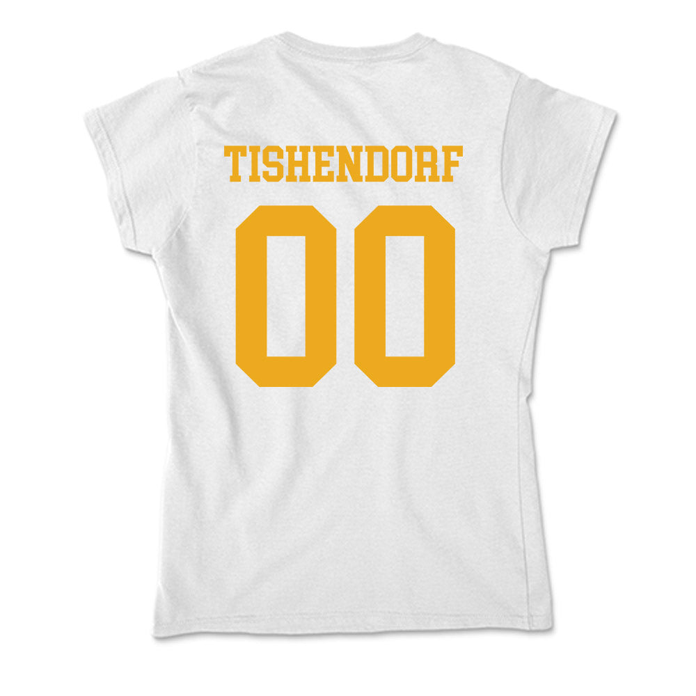 West Virginia - NCAA Football : Noah Tishendorf - Soft Style Women’s T-Shirt-1