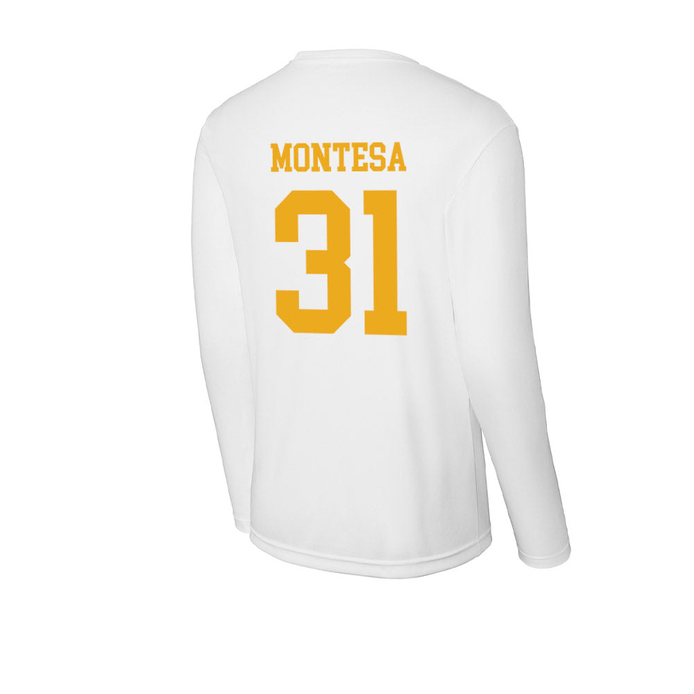 West Virginia - NCAA Baseball : Dawson Montesa - Activewear Long Sleeve T-Shirt-1