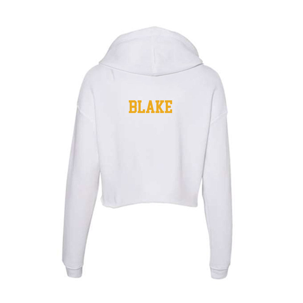 West Virginia - NCAA Rifle : Ashlyn Blake - Women's Crop Fleece Hoodie-1