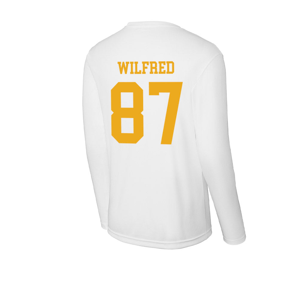 West Virginia - NCAA Football : Greg Wilfred - Activewear Long Sleeve T-Shirt-1