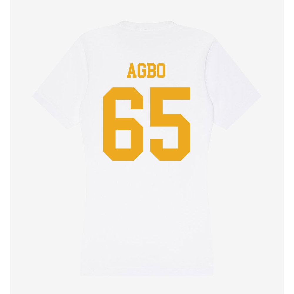 West Virginia - NCAA Football : Malik Agbo - Women's V-Neck T-Shirt-1
