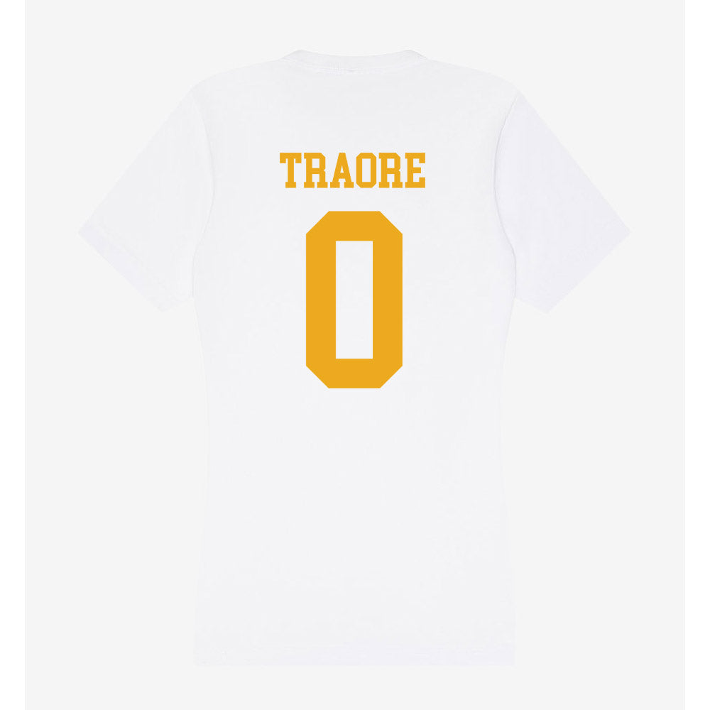 West Virginia - NCAA Men's Basketball : Seydou Traore - Women's V-Neck T-Shirt-1
