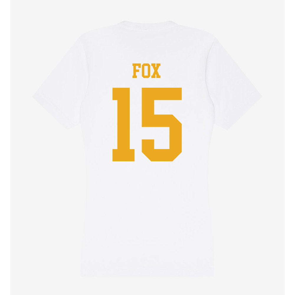West Virginia - NCAA Football : Scotty Fox - Women's V-Neck T-Shirt-1