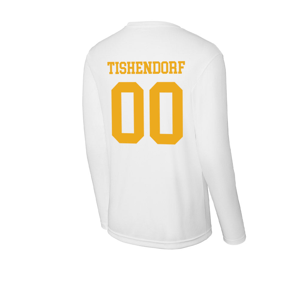 West Virginia - NCAA Football : Noah Tishendorf - Activewear Long Sleeve T-Shirt-1