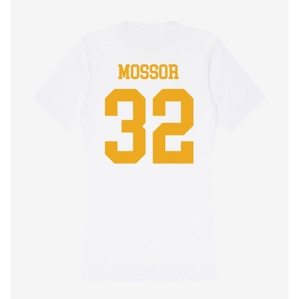 West Virginia - NCAA Football : Brad Mossor - Women's V-Neck T-Shirt-1