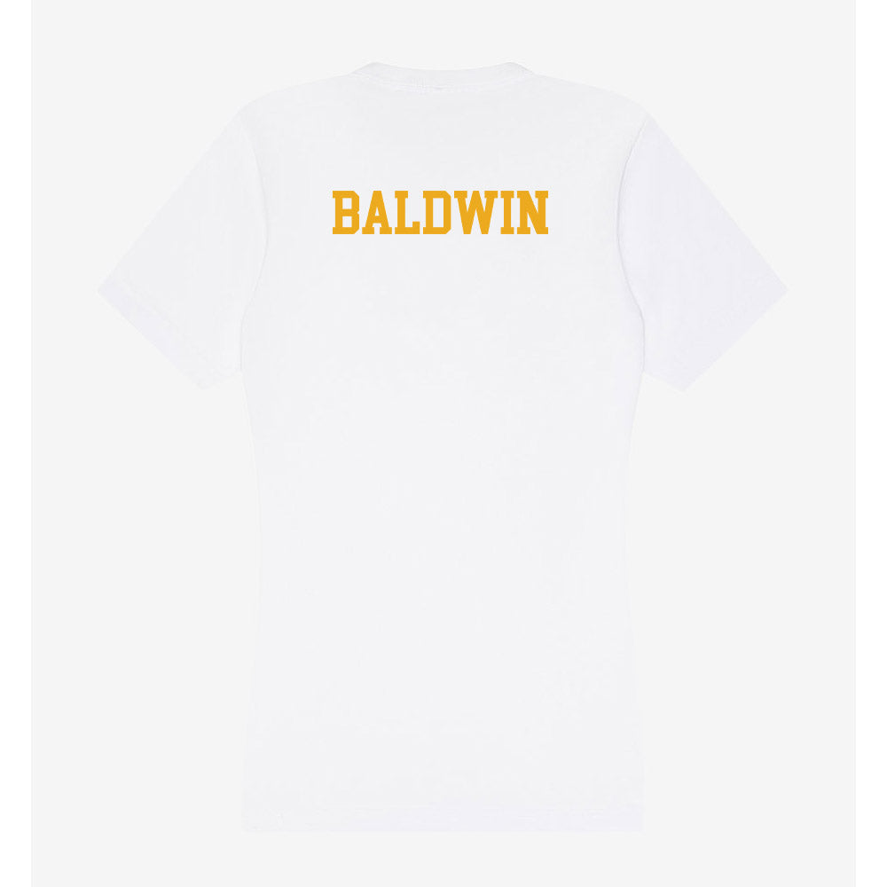 West Virginia - NCAA Wrestling : Michael Baldwin - Women's V-Neck T-Shirt-1