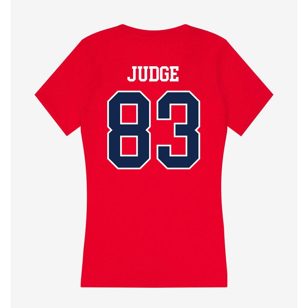 Ole Miss - NCAA Football : Sean Judge - Women's V-Neck T-Shirt-1