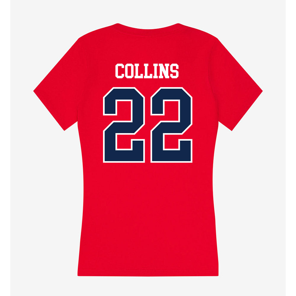 Ole Miss - NCAA Football : Raymond Collins - Women's V-Neck T-Shirt-1