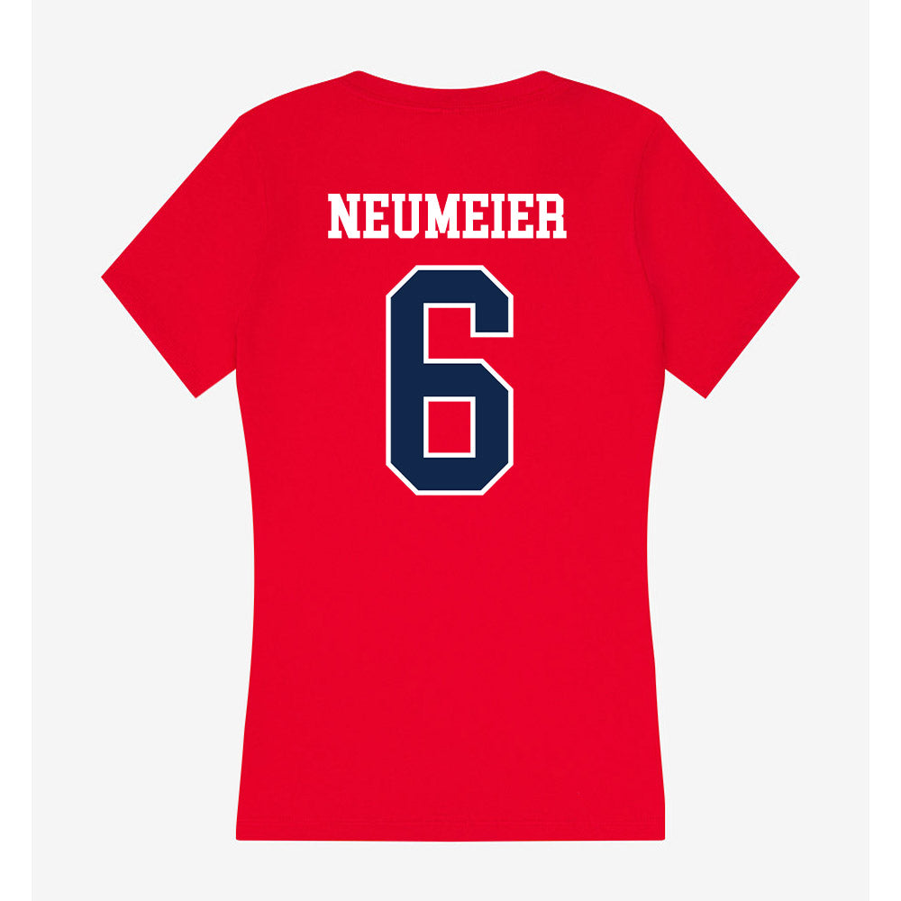 Ole Miss - NCAA Women's Soccer : Samantha Neumeier - Women's V-Neck T-Shirt-1