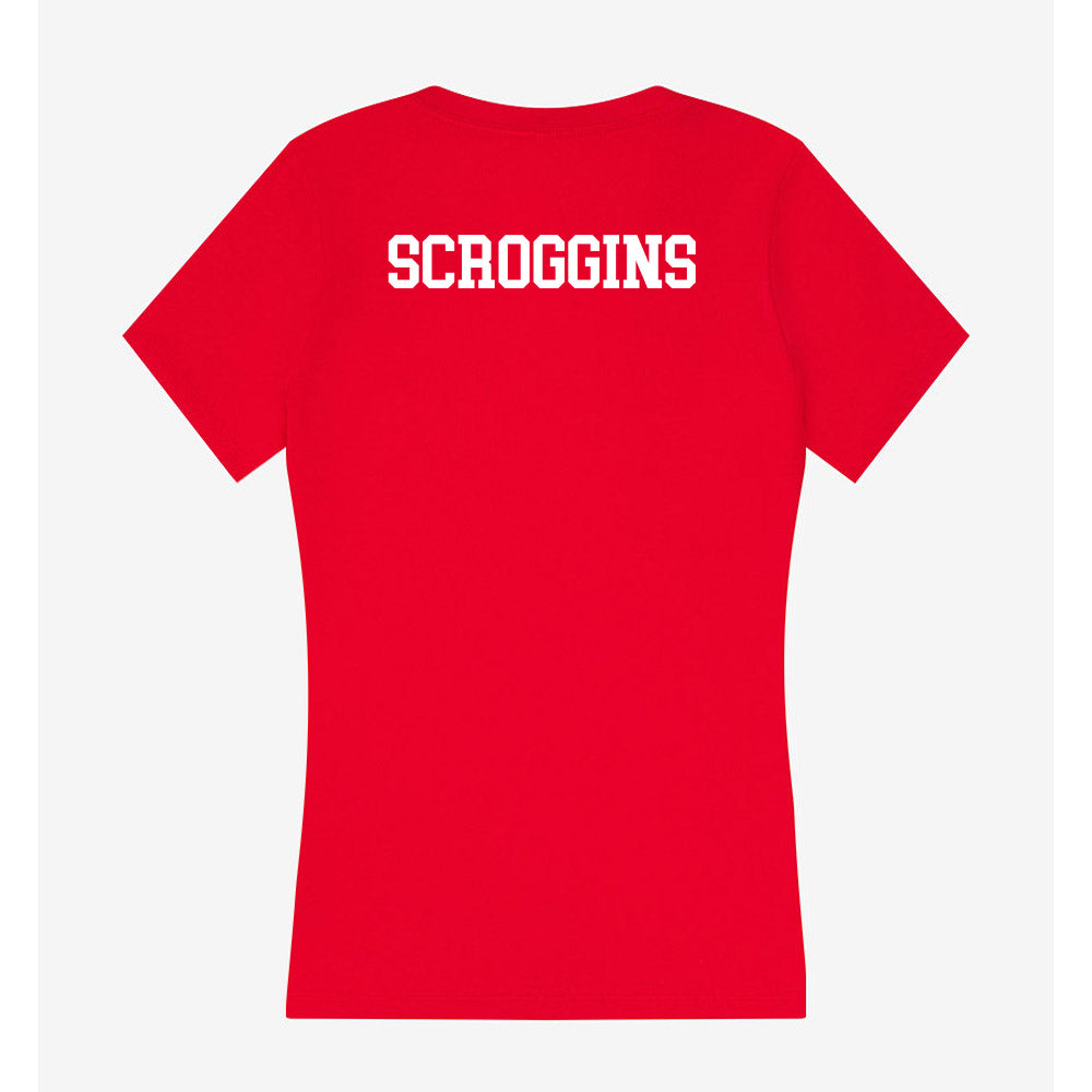 Ole Miss - NCAA Cheerleading : Krislyn Scroggins - Women's V-Neck T-Shirt-1