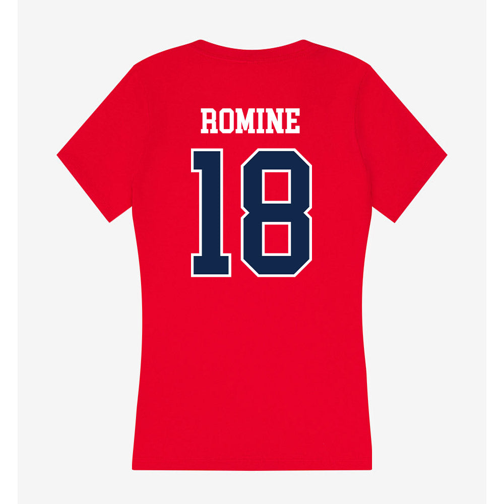 Ole Miss - NCAA Baseball : Luke Romine - Women's V-Neck T-Shirt-1