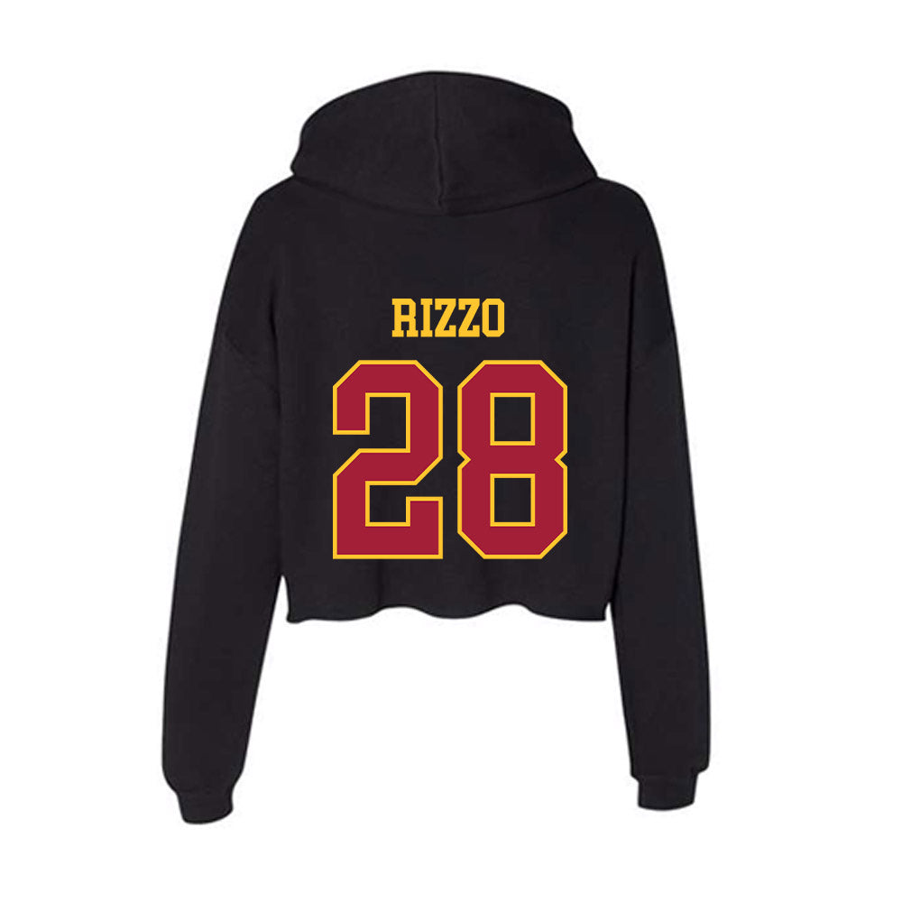 USC - NCAA Baseball : Garren Rizzo - Women's Crop Fleece Hoodie-1