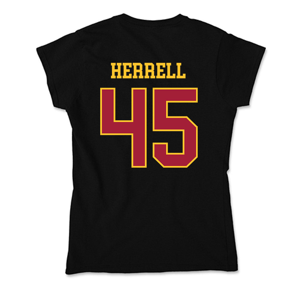 USC - NCAA Baseball : Chase Herrell - Soft Style Women’s T-Shirt-1