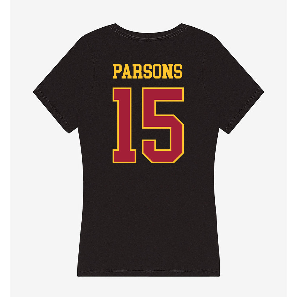 USC - NCAA Women's Soccer : Alyssa Parsons - Women's V-Neck T-Shirt-1