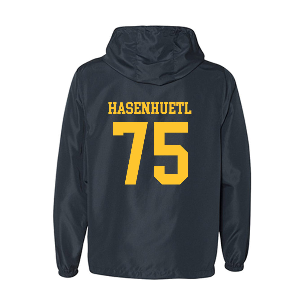 UC Berkeley - NCAA Football : Justin Hasenhuetl - Classic Shersey Windbreaker-1