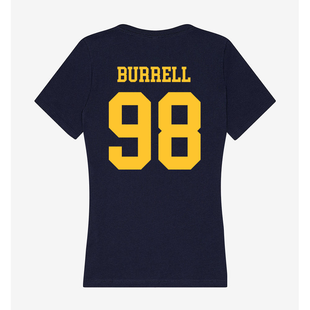 UC Berkeley - NCAA Football : Nate Burrell - Classic Shersey Women's V-Neck T-Shirt-1