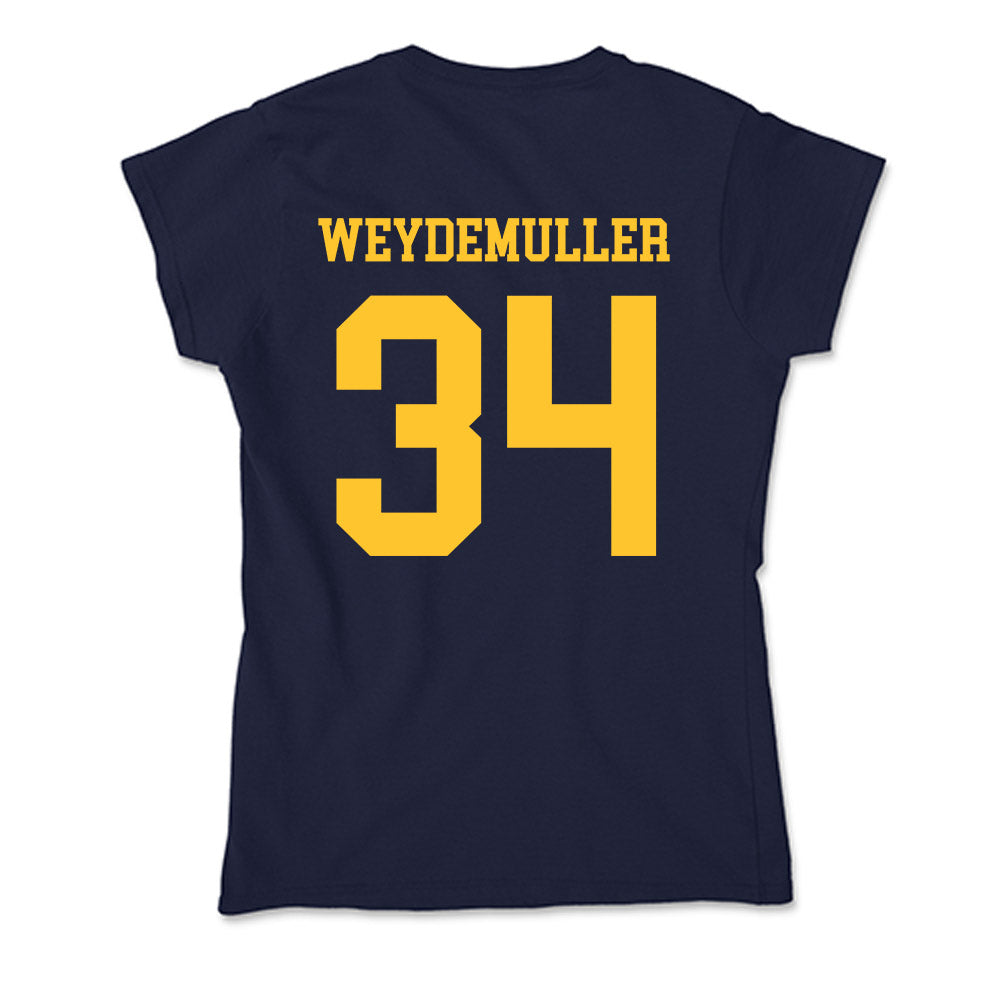 UC Berkeley - NCAA Football : Tobey Weydemuller - Classic Shersey Soft Style Women’s T-Shirt-1