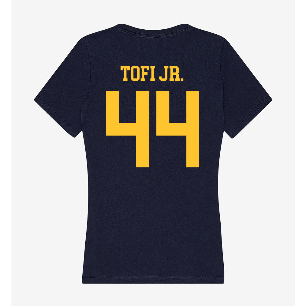 UC Berkeley - NCAA Football : John Tofi Jr. - Classic Shersey Women's V-Neck T-Shirt-1