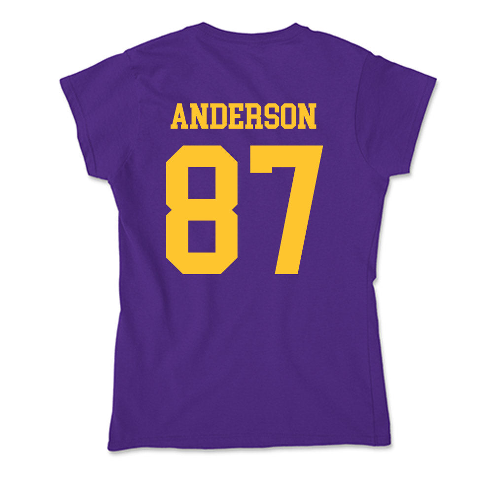LSU - NCAA Football : JC Anderson - Soft Style Women’s T-Shirt-1