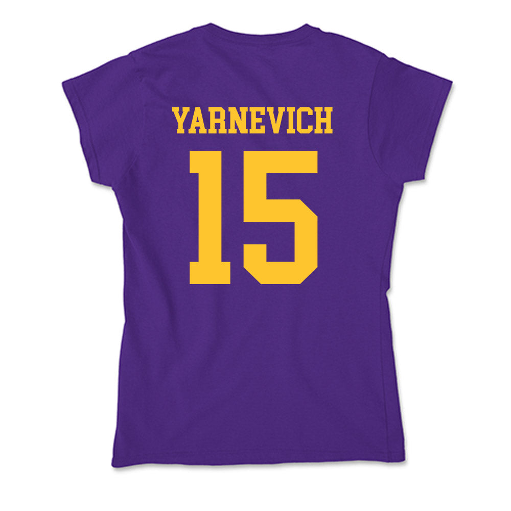 LSU - NCAA Women's Basketball : Meghan Yarnevich - Soft Style Women’s T-Shirt-1
