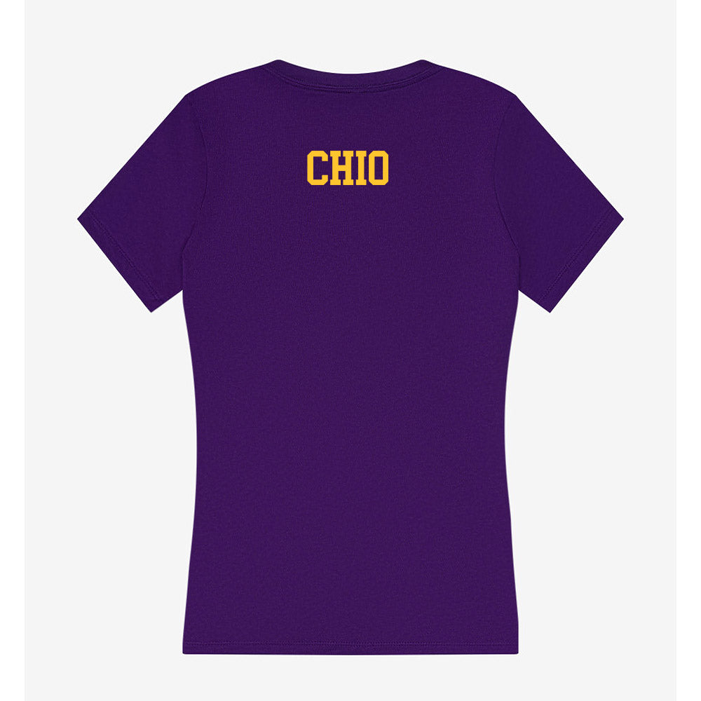 LSU - NCAA Women's Gymnastics : Kailin Chio - Women's V-Neck T-Shirt-1