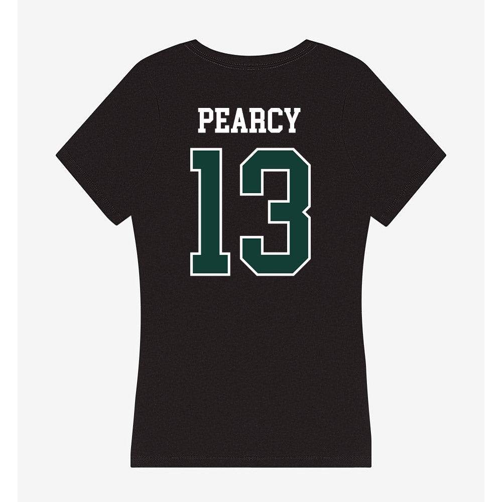 Michigan State - NCAA Women's Soccer : LJ Pearcy - Women's V-Neck T-Shirt-1