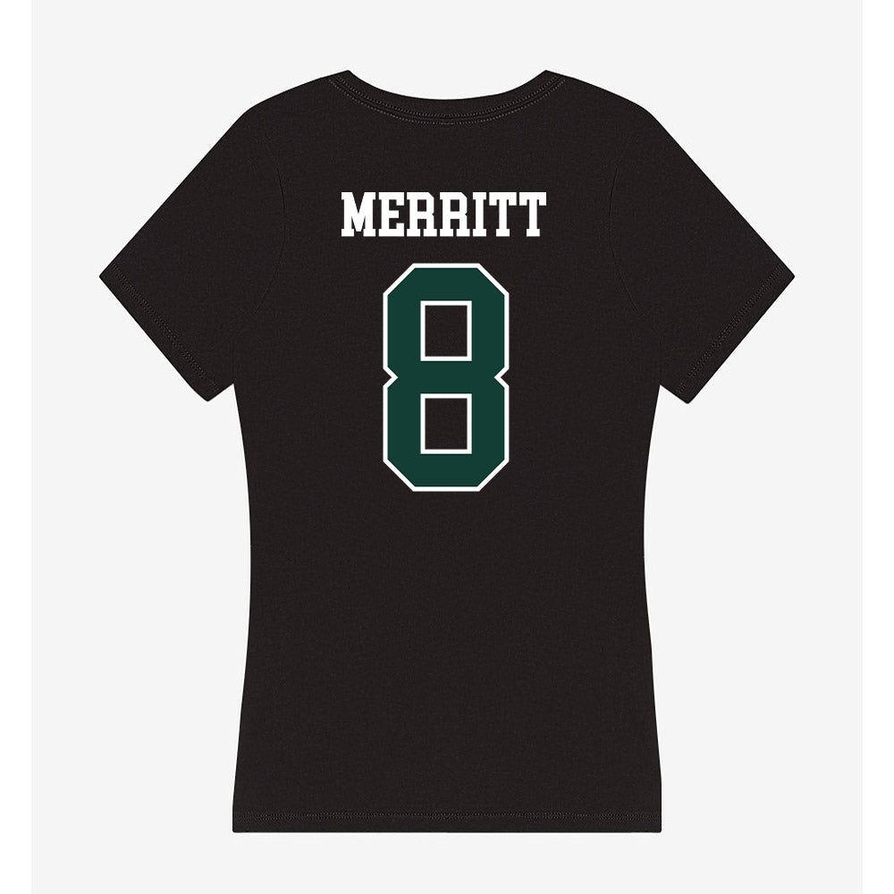 Michigan State - NCAA Men's Soccer : Miles Merritt - Women's V-Neck T-Shirt-1