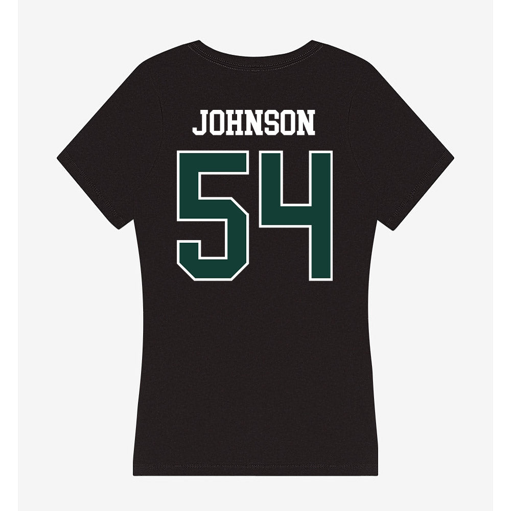 Michigan State - NCAA Football : Antonio Johnson - Women's V-Neck T-Shirt-1