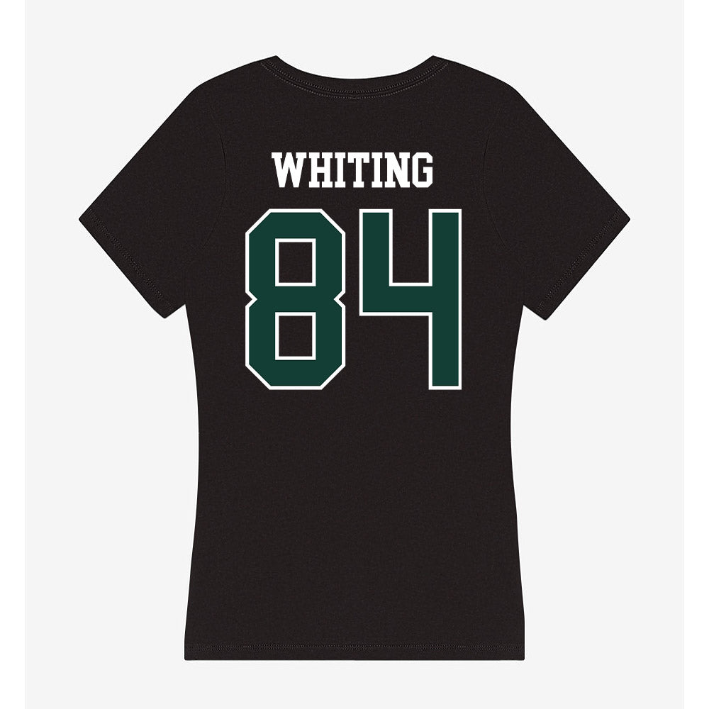 Michigan State - NCAA Football : Eddie Whiting - Women's V-Neck T-Shirt-1