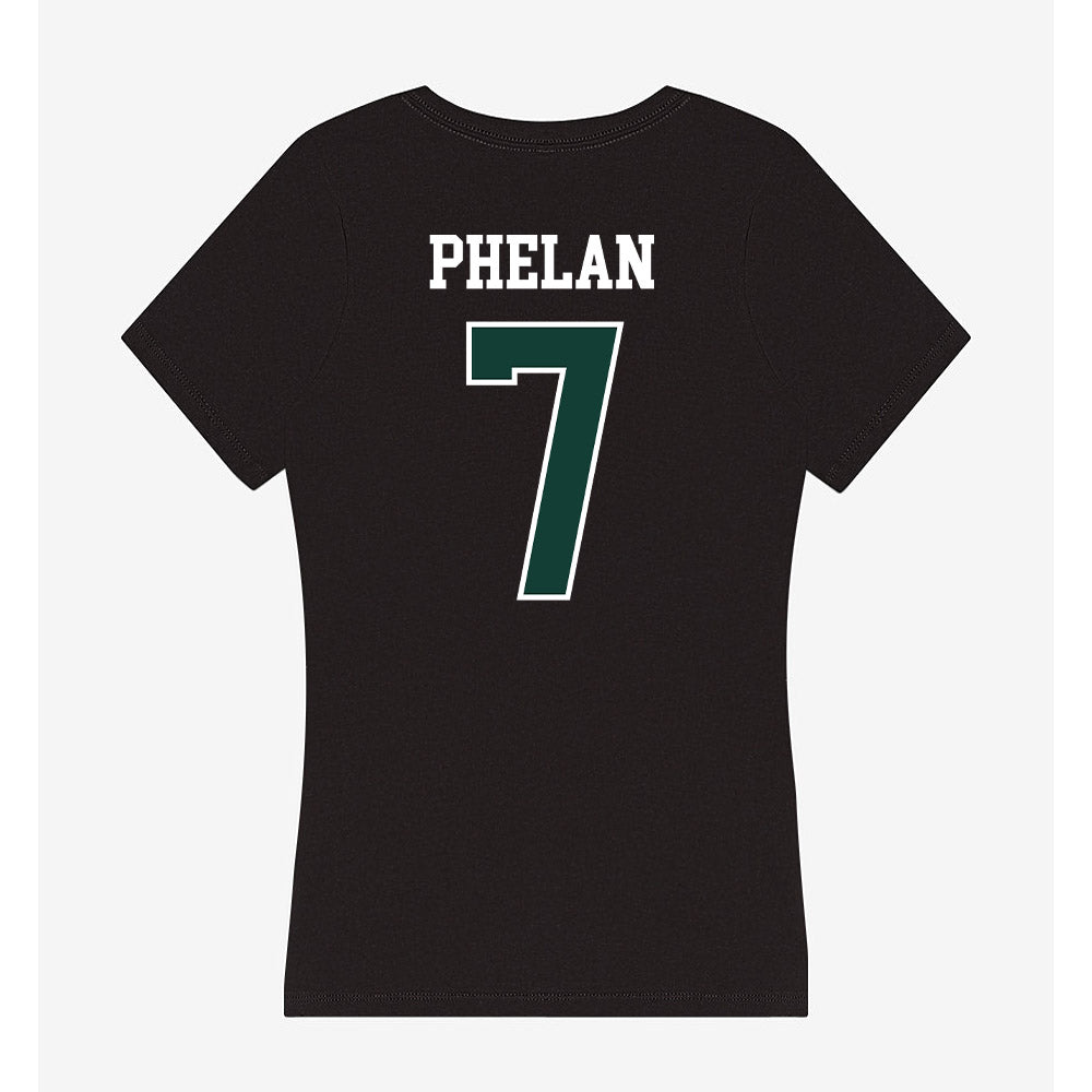 Michigan State - NCAA Men's Soccer : Aidan Phelan - Women's V-Neck T-Shirt-1