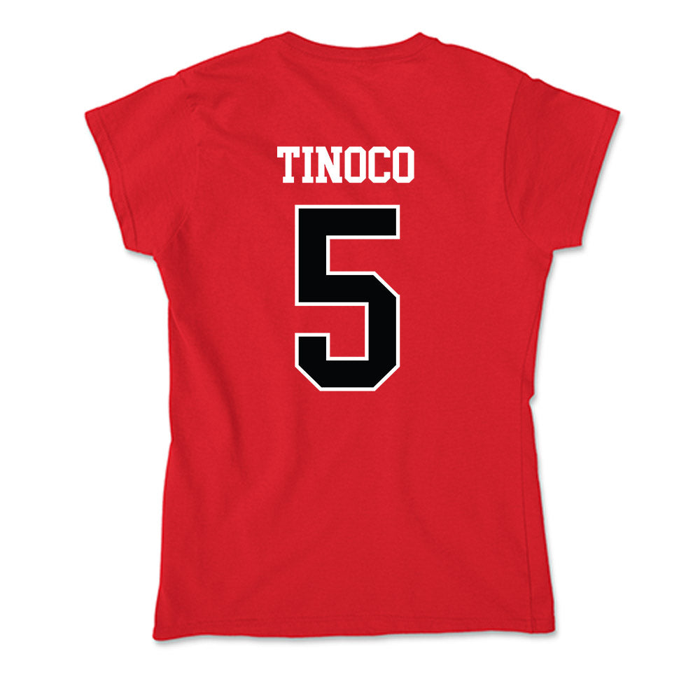 Rutgers - NCAA Women's Soccer : Bea Tinoco - Soft Style Women’s T-Shirt-1