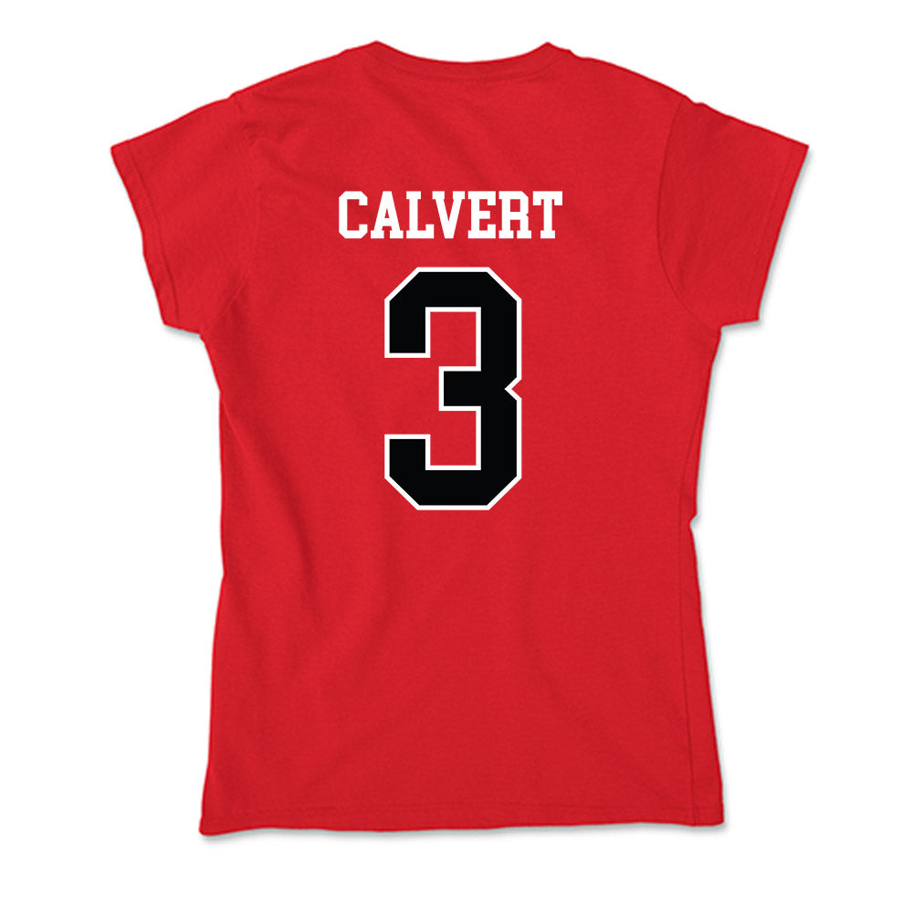 Rutgers - NCAA Women's Soccer : Lilia Calvert - Soft Style Women’s T-Shirt-1